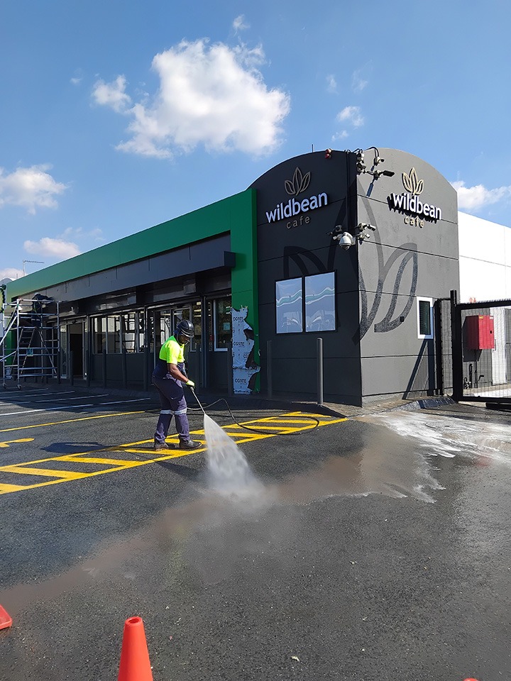 Active site petrol station cleaning Johannesburg