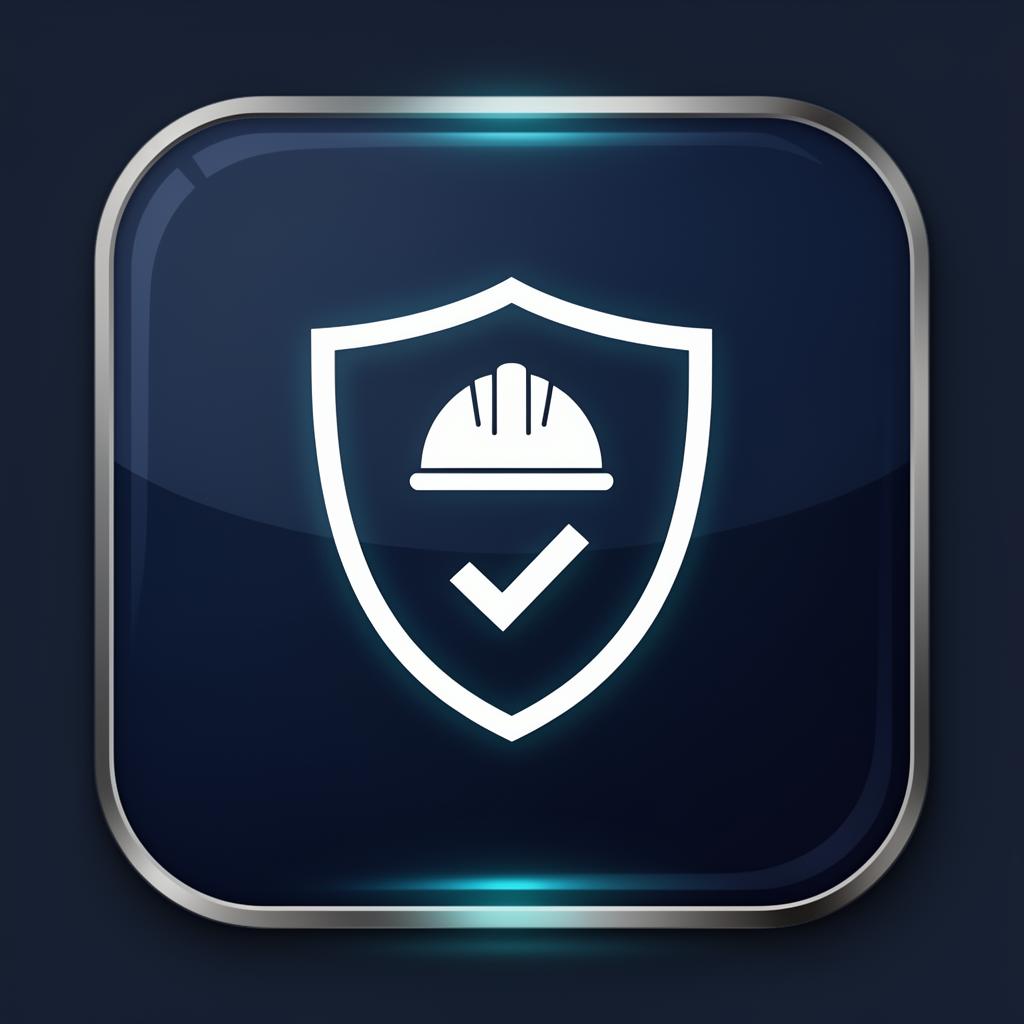 Flood and fire damage cleanup icon